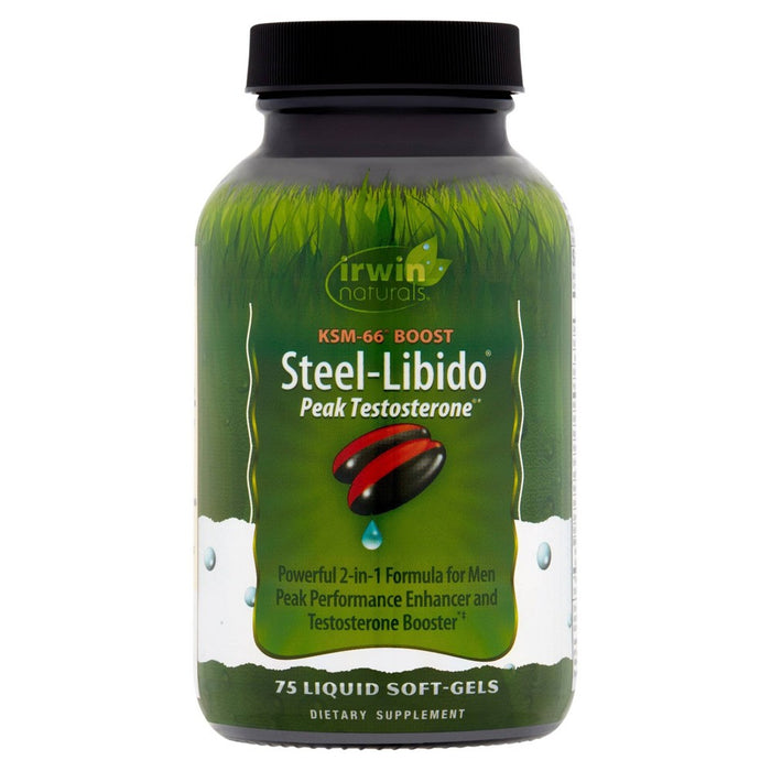 Irwin Naturals Steel Libido Peak Testosterone Softgels - 75ct