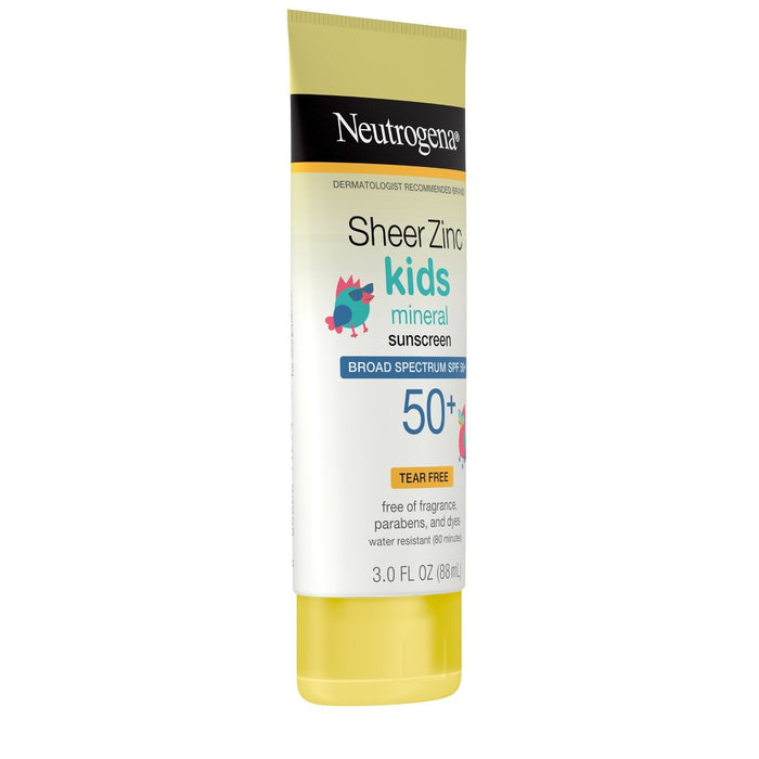 Neutrogena Sheer Zinc Kids Sunscreen Lotion - SPF 50 - 3 fl oz