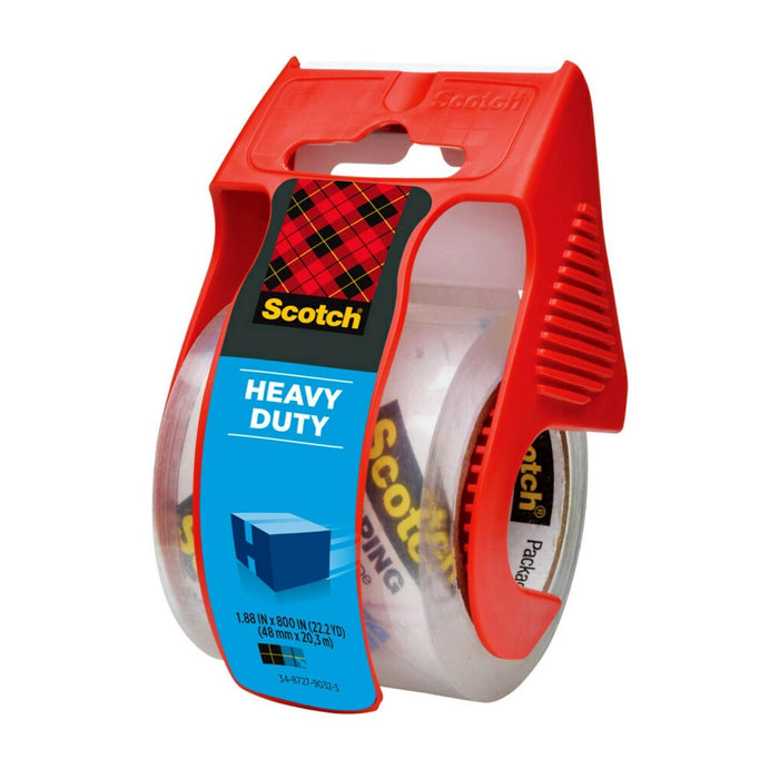 Scotch Heavy Duty Shipping Packaging Tape with Dispenser