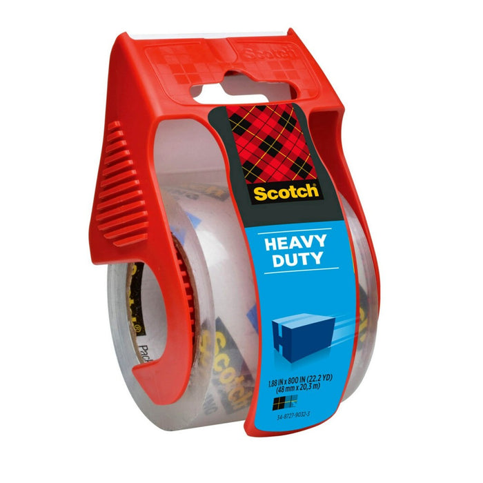 Scotch Heavy Duty Shipping Packaging Tape with Dispenser