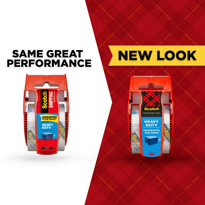Scotch Heavy Duty Shipping Packaging Tape with Dispenser
