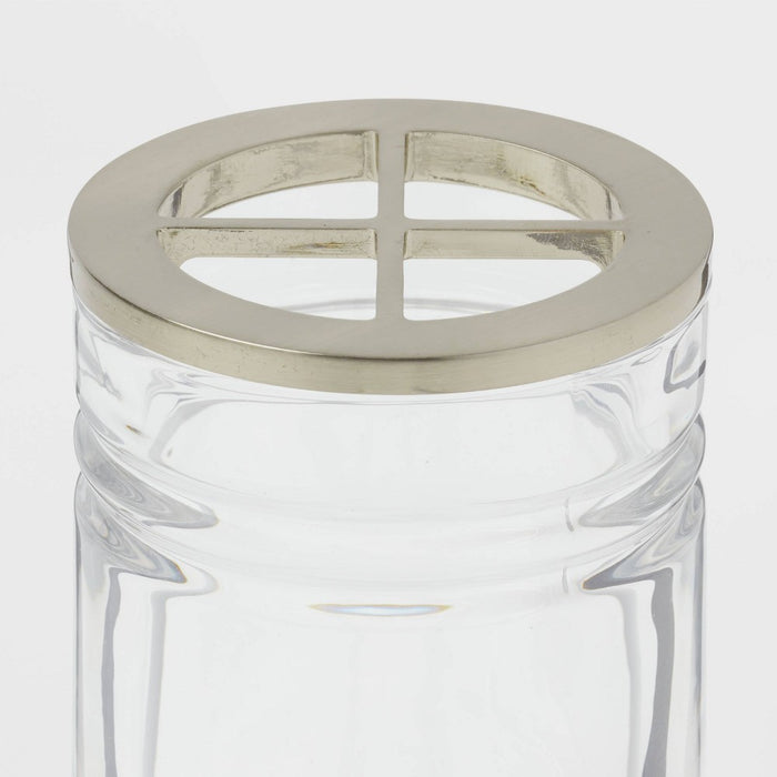 Glass Toothbrush Holder Clear - Threshold