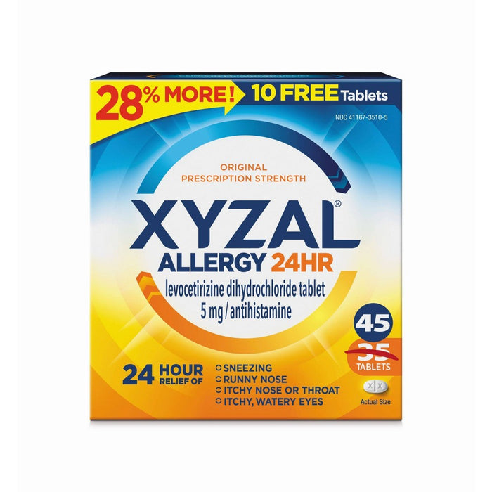 Xyzal Allergy Relief Tablets - Levocetirizine Dihydrochloride - 35ct