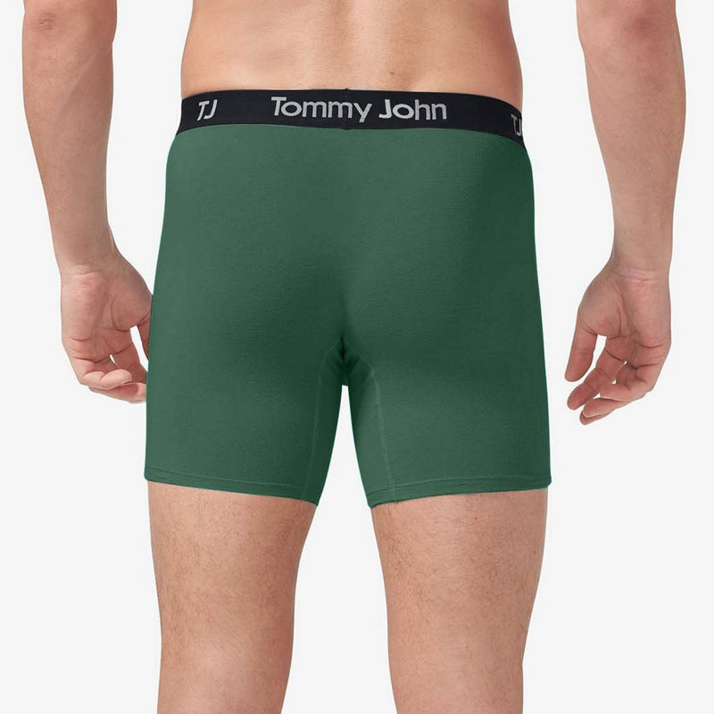 TJ | Tommy John Men's Camo Print 6" Boxer Briefs 2pk - Dark Green S