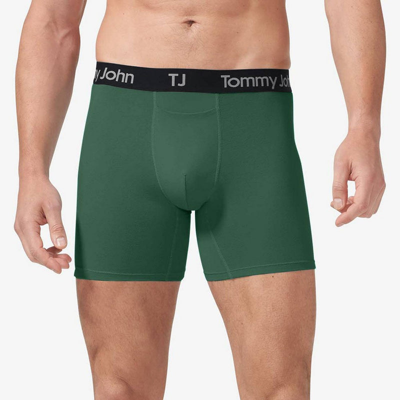 TJ | Tommy John Men's Camo Print 6" Boxer Briefs 2pk - Dark Green S