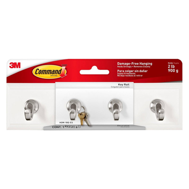 Command Quartz Key Rail