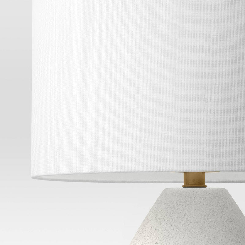 20.5"x12.5" Modern Table Lamp Black/White - Threshold (LOCAL PICKUP ONLY)