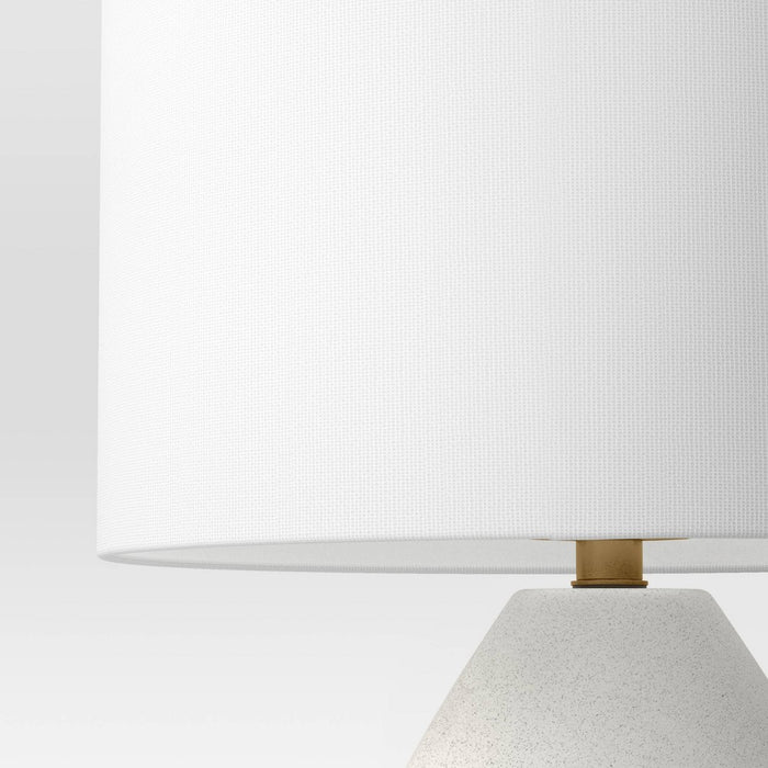 20.5"x12.5" Modern Table Lamp Black/White - Threshold