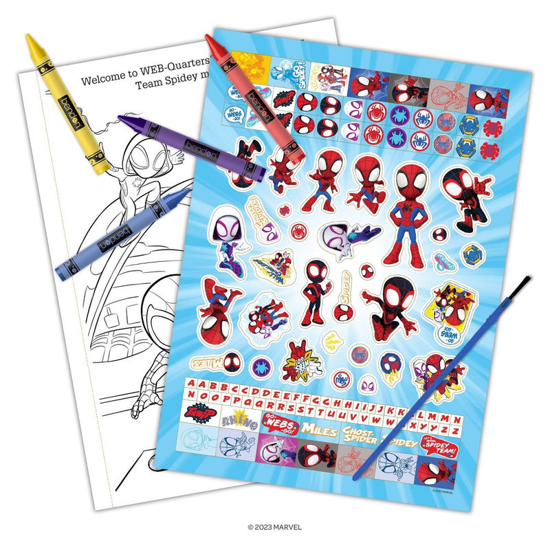 Spidey & his Amazing Friends Crayon & Paint Activity Book