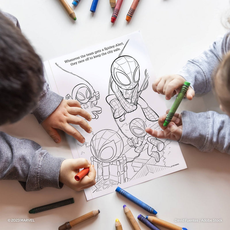 Spidey & his Amazing Friends Crayon & Paint Activity Book