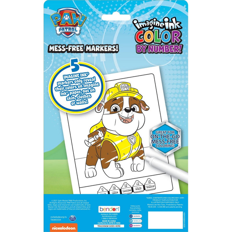 PAW Patrol Imagine Ink Color by Number