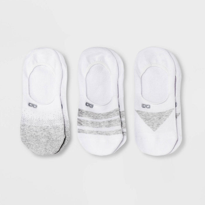 Pair of Thieves Men's Cushion No Show Socks 3pk - White 6-12