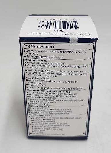 Advil PM Pain Reliever/Nighttime Sleep Aid Caplets - Ibuprofen - 120ct EXP 09/27