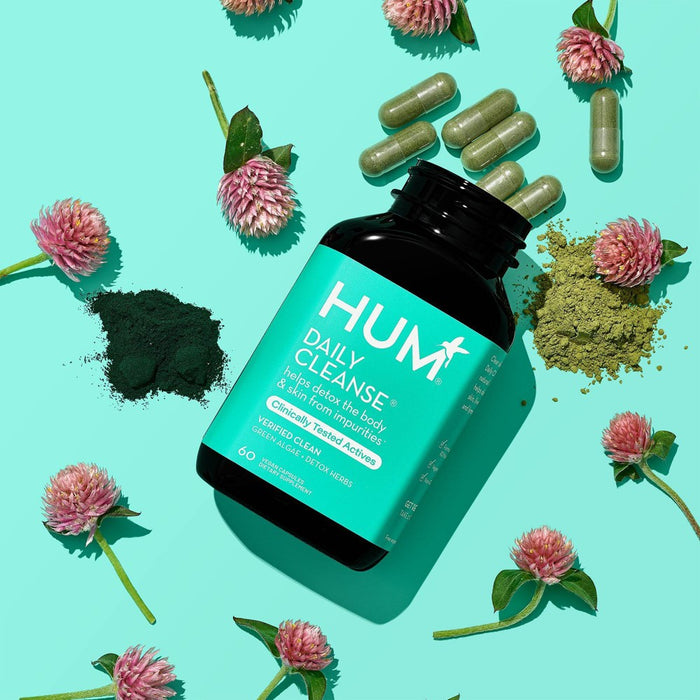 HUM Nutrition Daily Cleanse for Skin & Body Detox Vegan Capsules - 60ct