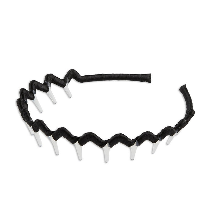 scunci Fabric Covered Zigzag Headband - Black - All Hair