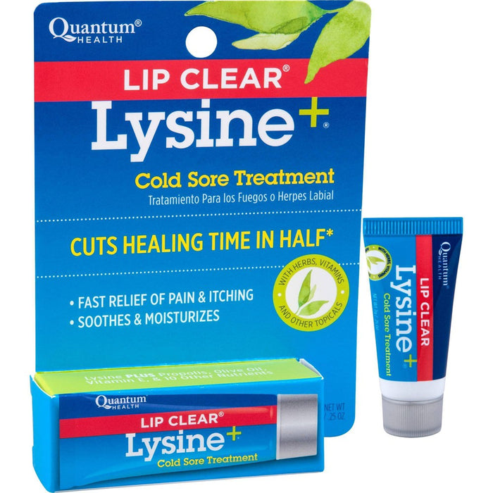 Lip Clear Lysine + Cold Sore Treatment .25oz