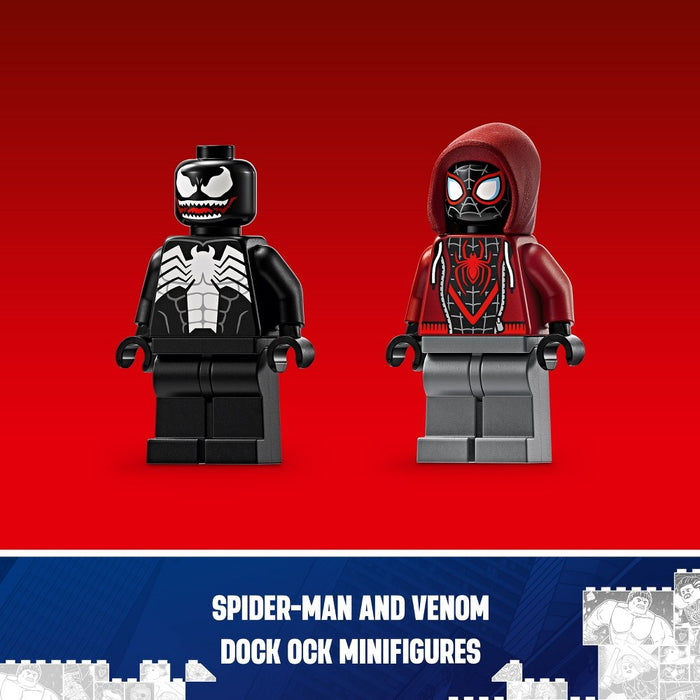 LEGO Marvel Venom Mech Armor vs. Miles Morales 76276