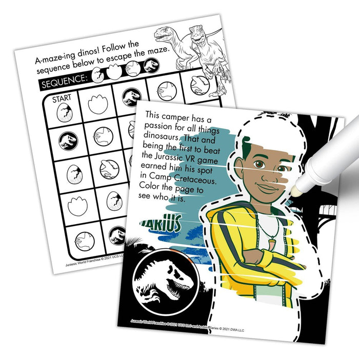 Jurassic World Camp Cretaceous Imagine Ink Book