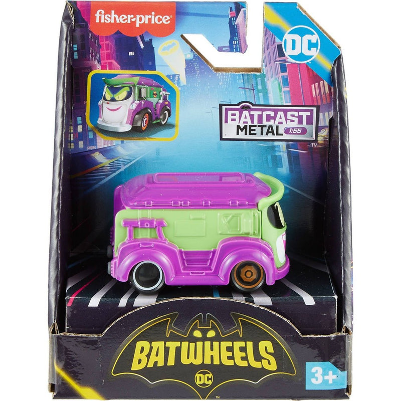 Fisher-Price DC Batwheels Prank the Joker Van Diecast Vehicle - 1:55 Scale