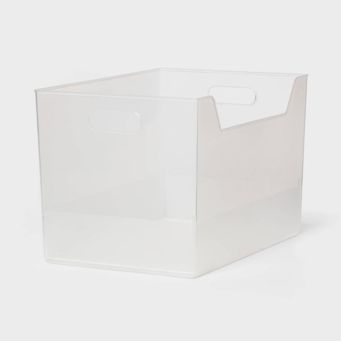 XL Multipurpose Storage Bin Clear - Brightroom