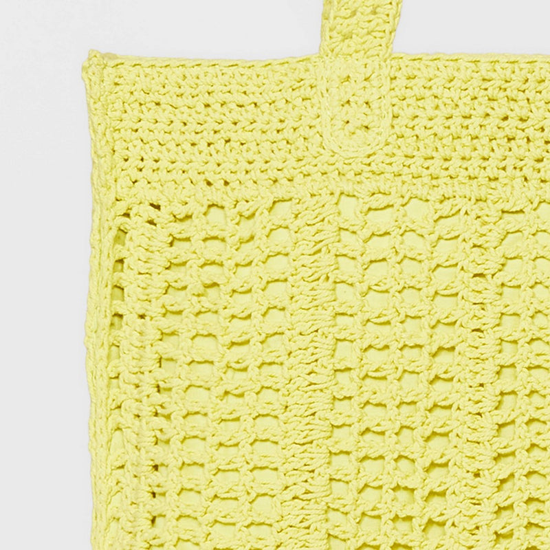 Crochet Tote Handbag - Universal Thread Lemon Yellow