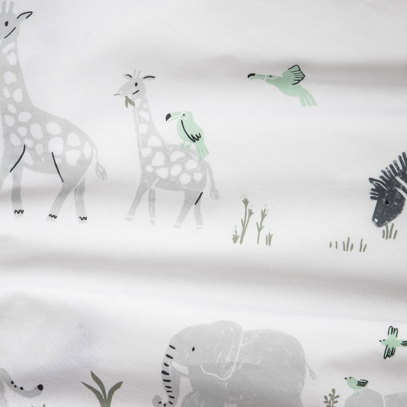 Fitted Crib Sheet - Cloud Island Two by Two Animals