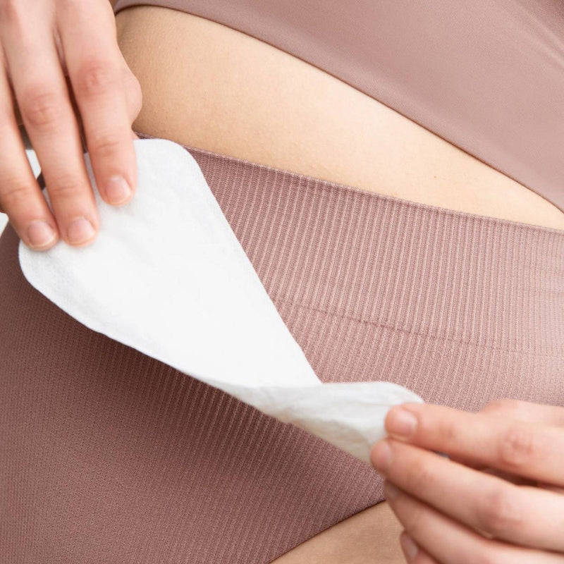 Cora Organic Cotton Ultra Thin Panty Liners for Periods - Regular Absorbency - 40ct