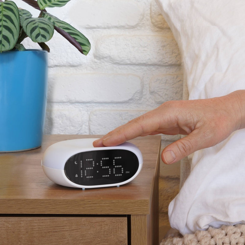 Candy Glow Alarm Table Clock with Color Changing Nightlight - Capello