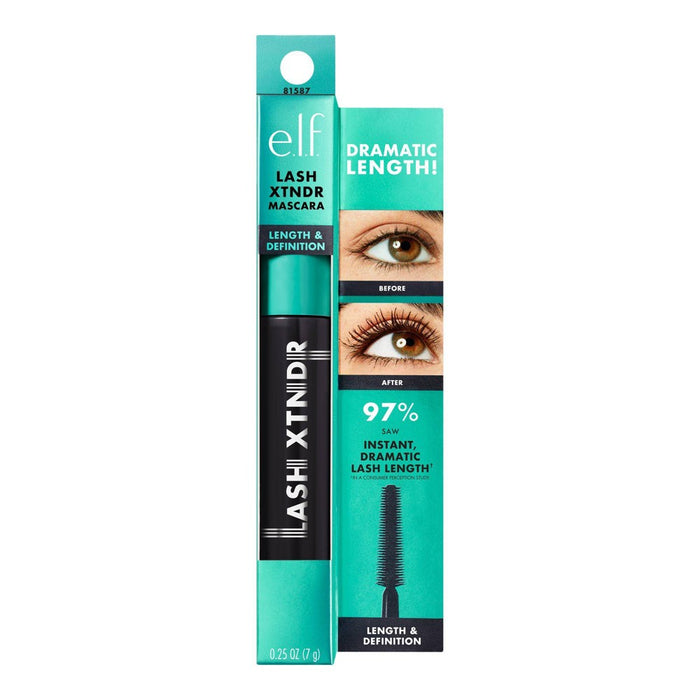 e.l.f. Lash XTNDR Tubing Mascara - Soft Black - 0.25oz