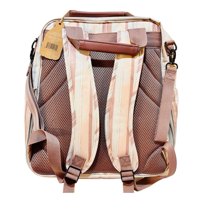 JuJuBe Nature Babe Diaper Bag Backpack - Watercolor Stripe