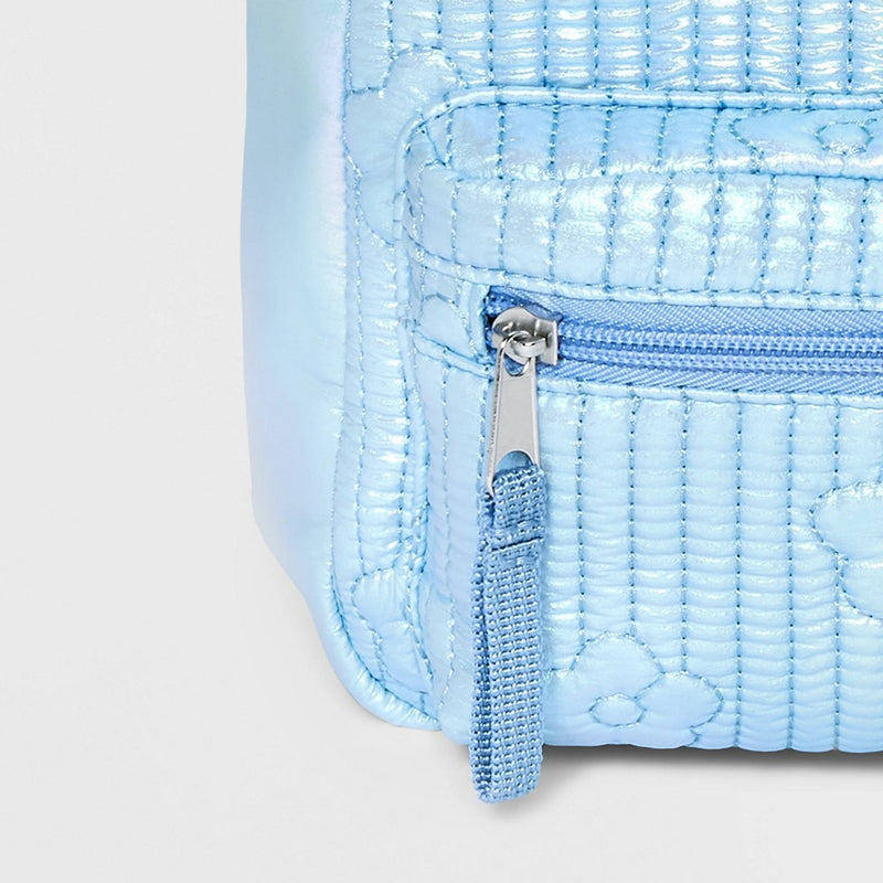 Girls' 10.7" Quilted Mini Backpack - Cat & Jack Silver