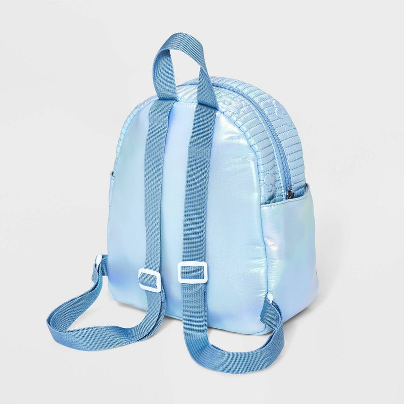 Girls' 10.7" Quilted Mini Backpack - Cat & Jack Silver