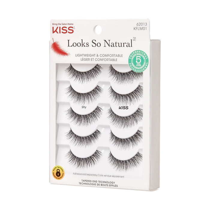 KISS Looks So Natural False Eyelashes - 5 Pairs