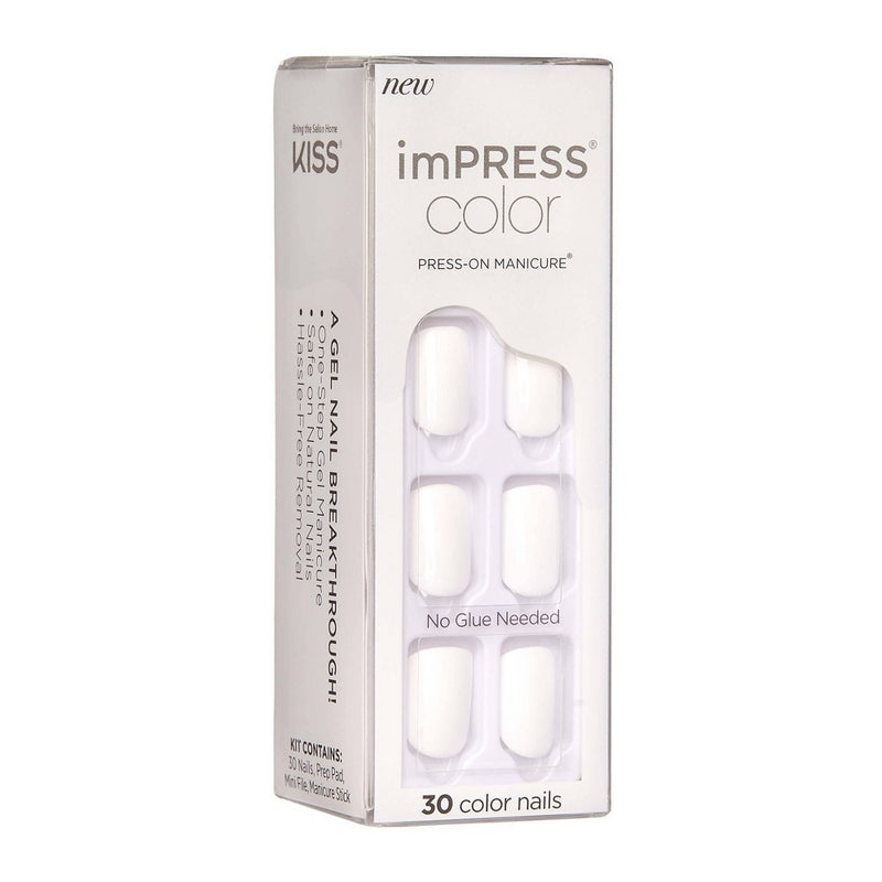 KISS imPRESS Color Press-On Nails - Frosting - 3pk - 90ct