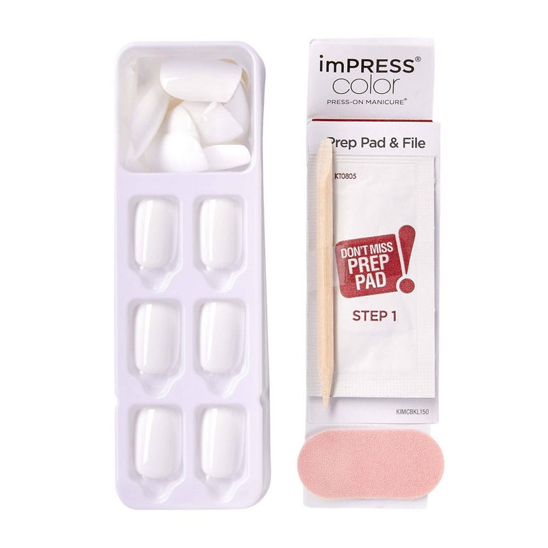 KISS imPRESS Color Press-On Nails - Frosting - 3pk - 90ct