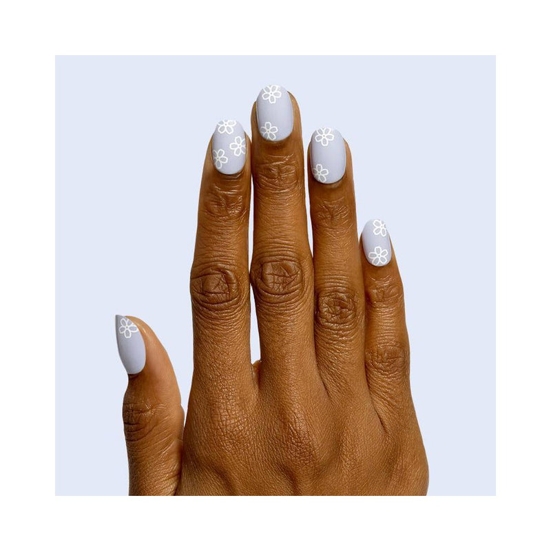 Olive & June Fake Nails - S Round - Floral Doodle - 32ct