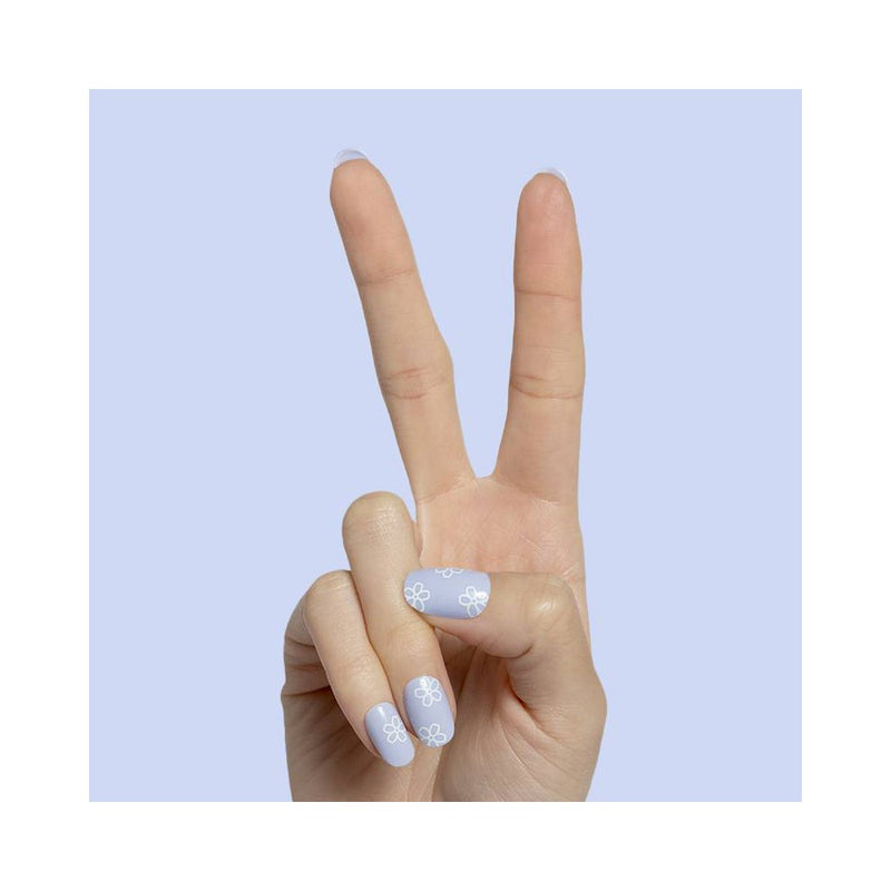 Olive & June Fake Nails - S Round - Floral Doodle - 32ct