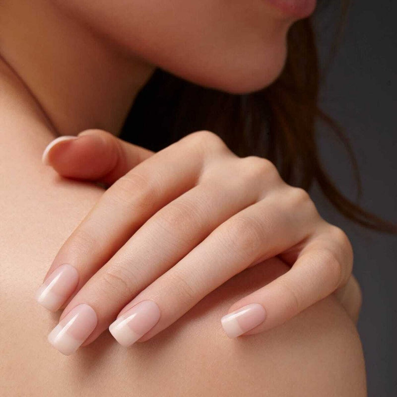 Kiss Nails Salon Acrylic Nude French Manicure - Cashmere - 28ct