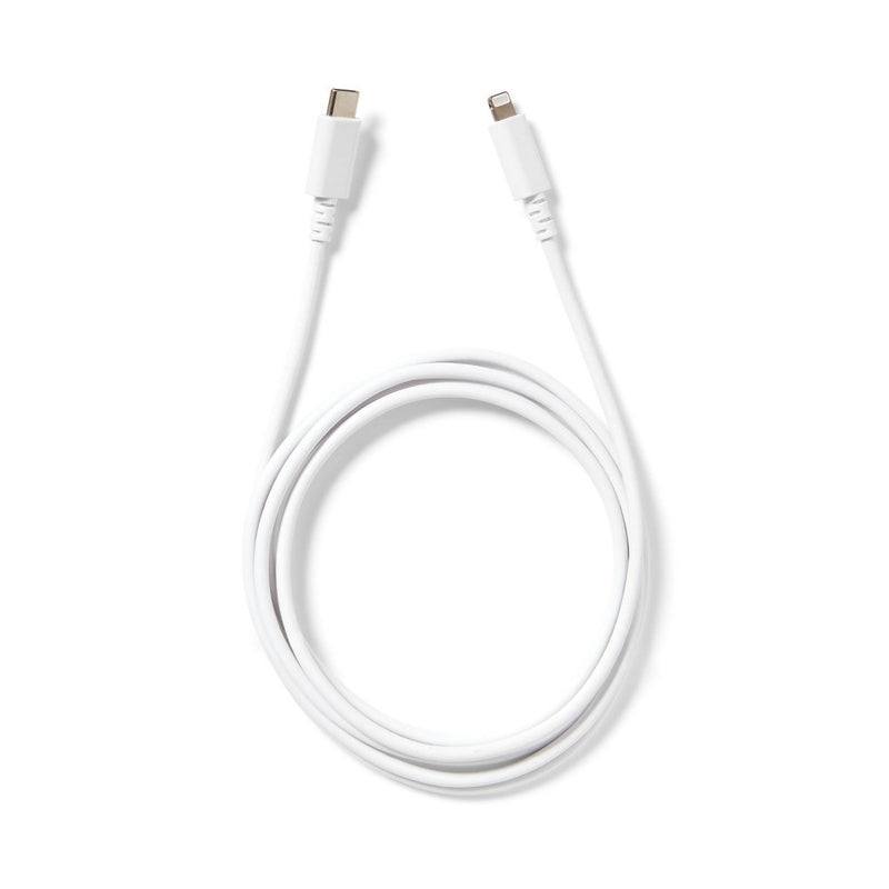 5' Lightning to USB-C Charging Cable - dealworthy White