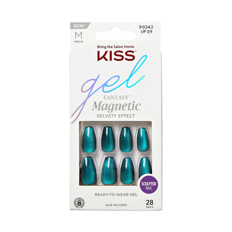 KISS Products gel Fantasy Magnetic Fake Nails - Chameleon - 31ct