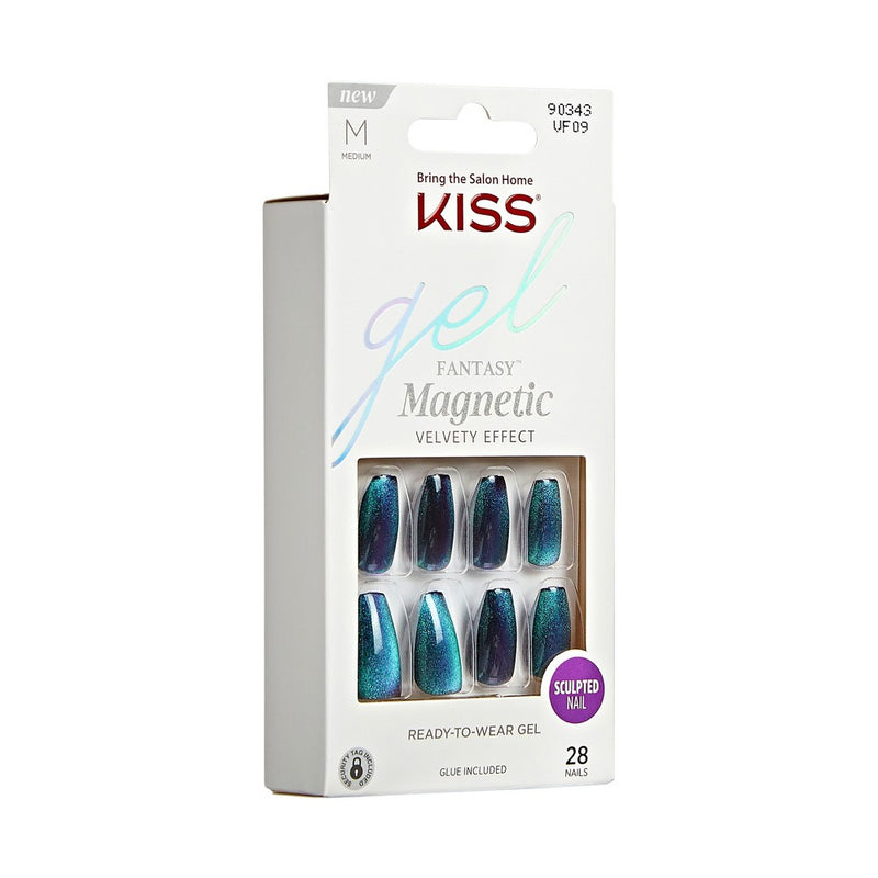 KISS Products gel Fantasy Magnetic Fake Nails - Chameleon - 31ct