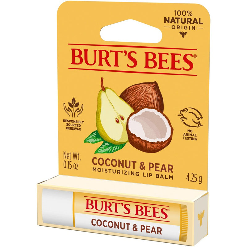 Burt's Bees Coconut and Pear Lip Balm Blister Box - 0.15oz