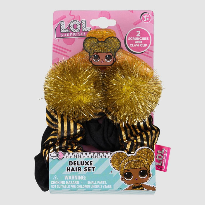 Girls' L.O.L. Surprise! Scrunchie and Hair Clip Set