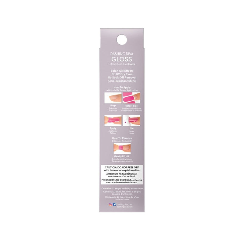 Dashing Diva Gloss Ultra Shine Gel Color - Morning Orchid