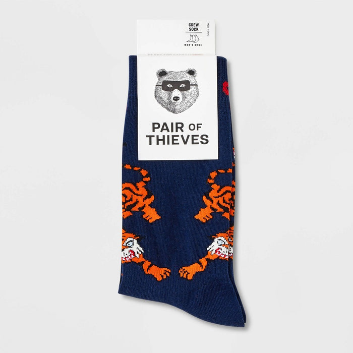 Pair of Thieves Men's Cushion Crew Socks - Navy Blue 6-12