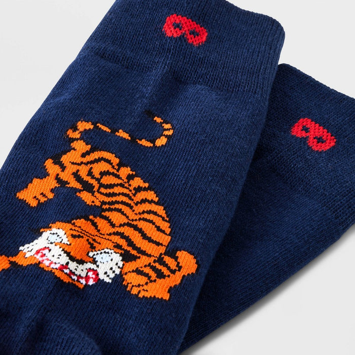 Pair of Thieves Men's Cushion Crew Socks - Navy Blue 6-12