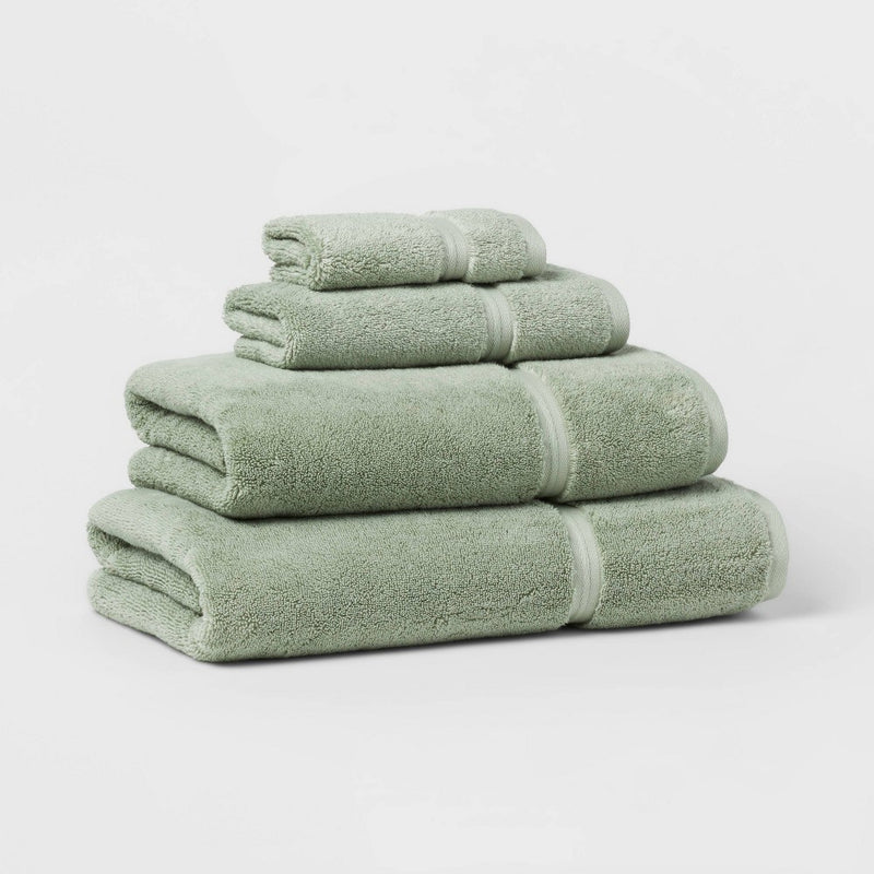Oversized Spa Plush Bath Towel Light Mint - Threshold