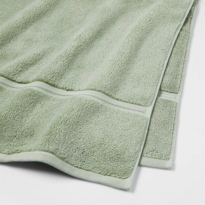 Oversized Spa Plush Bath Towel Light Mint - Threshold