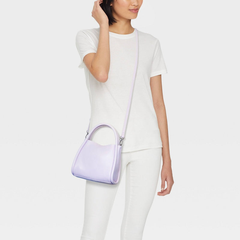 Mini Bumper Tote Crossbody Bag - A New Day Violet