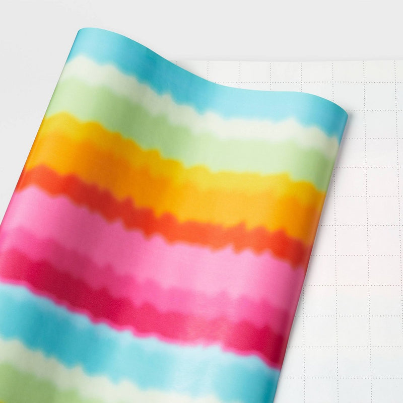 Tie Dye Striped Gift Wrapping Paper - Spritz (LOCAL PICKUP ONLY)